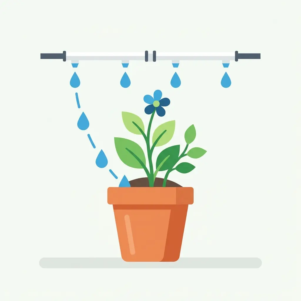 Flower irrigation system