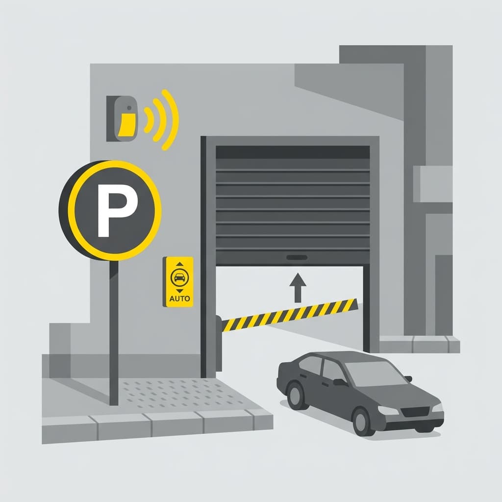 Automatic car park door